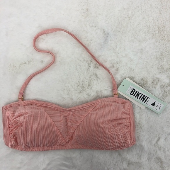 The Bikini Lab NWT Women's S Luster Bikini Top - Picture 6 of 10